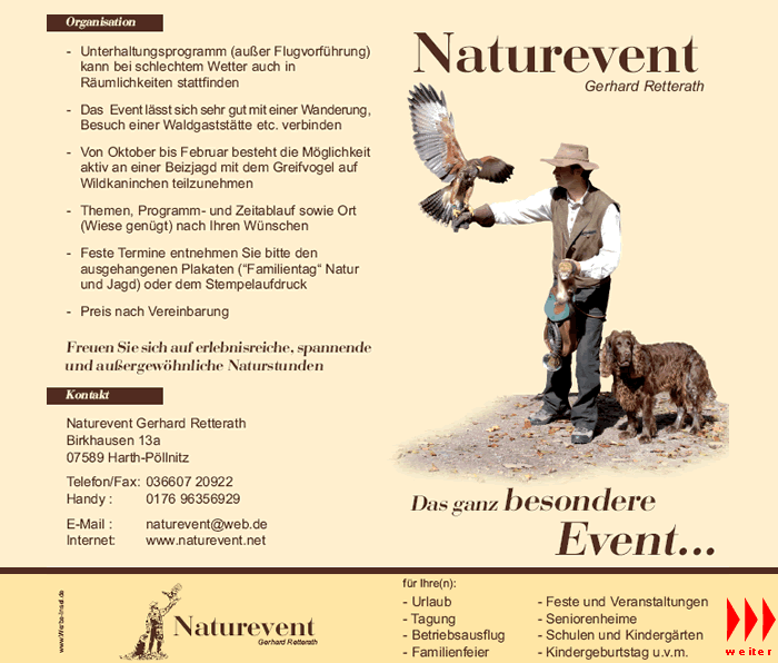 www.naturevent.net | Zur zweiten Seite !!!